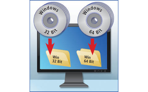 Setup-Dateien auf die Festplatte kopieren: Sie kopieren alle Dateien der Setup-DVDs auf die Festplatte oder extrahieren sie aus ISO-Images.