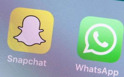 WhatsApp und Snapchat